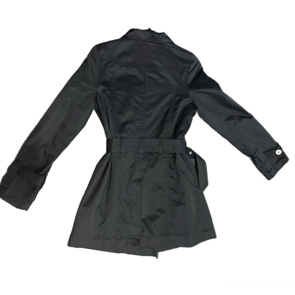 Jou Jou Women’s Black Silky Belted Jacket Size Small - Picture 6 of 7